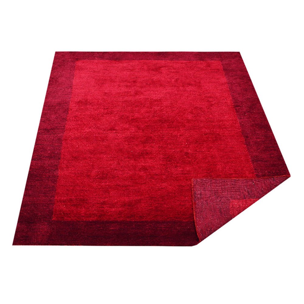 Frame Hand Knotted Silk & Wool Area Rug - BBH HOMES LLC