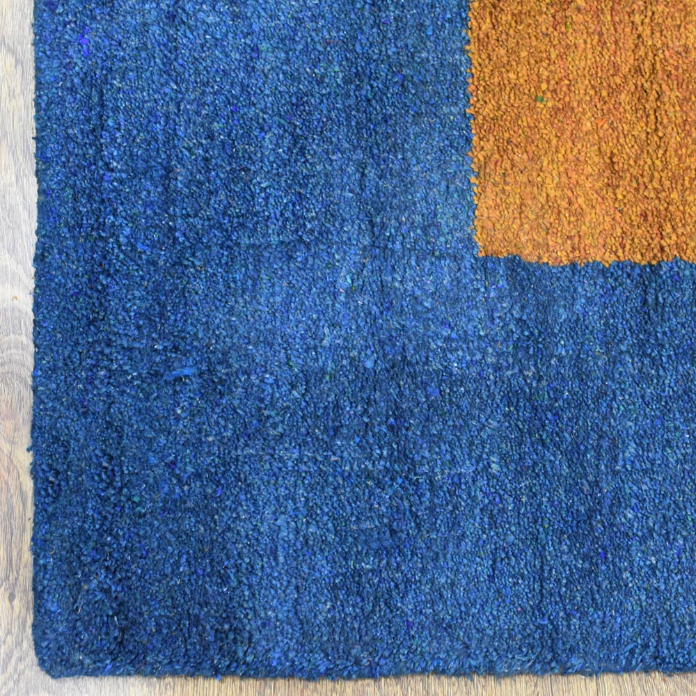 Frame Hand Knotted Silk & Wool Area Rug - BBH HOMES LLC