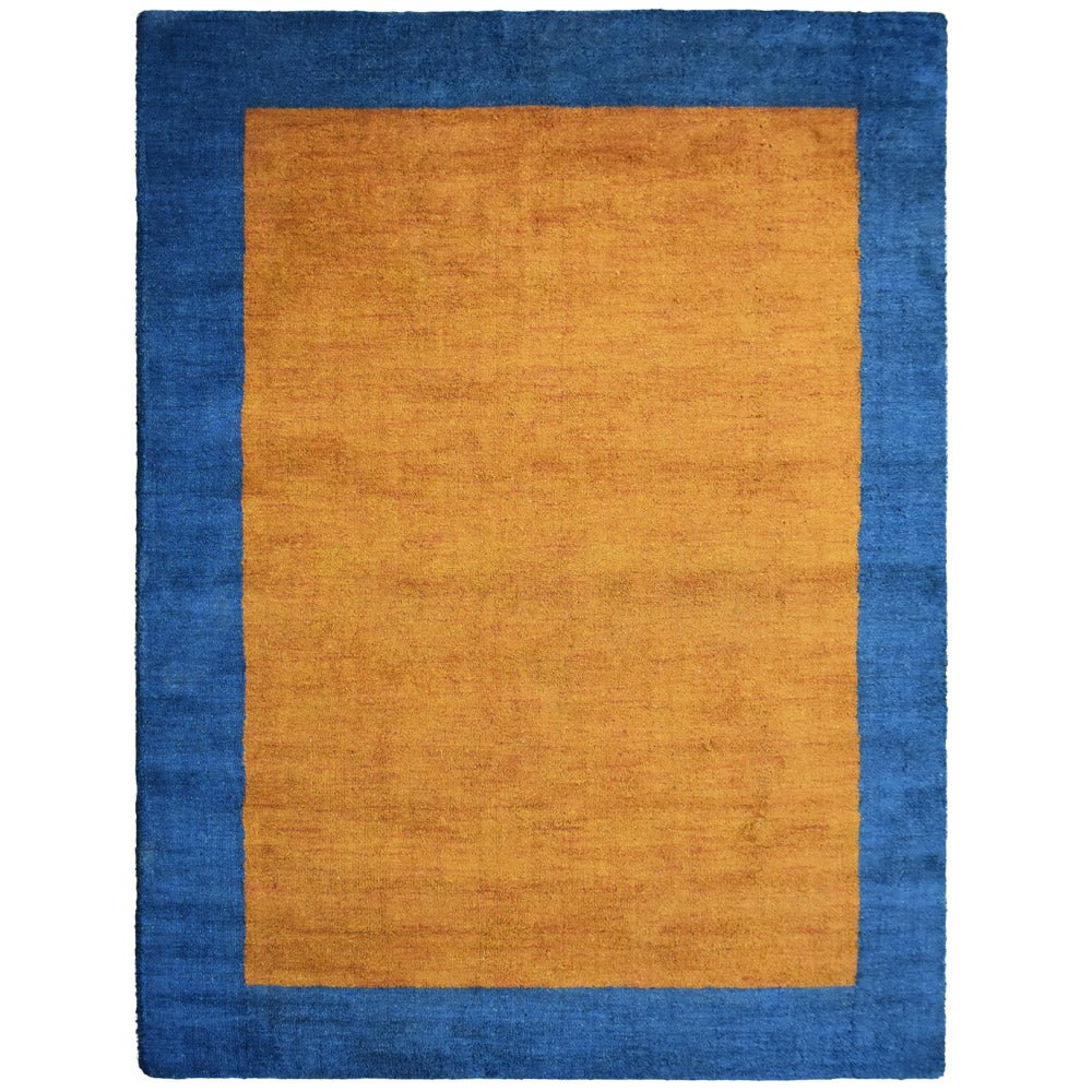 Frame Hand Knotted Silk & Wool Area Rug - BBH HOMES LLC