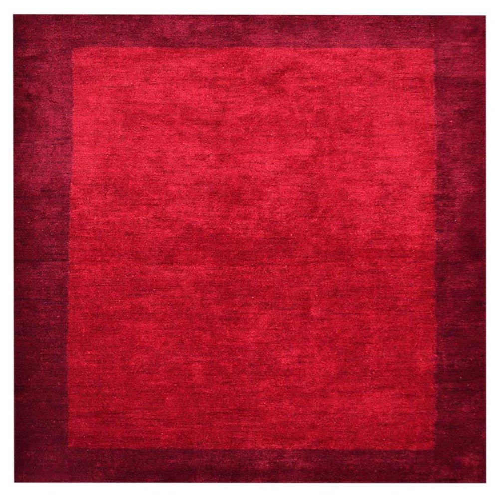 Frame Hand Knotted Silk & Wool Area Rug - BBH HOMES LLC