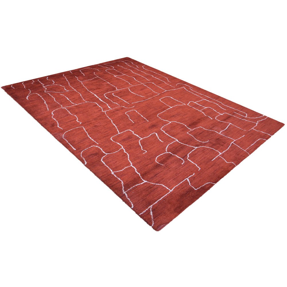 Gage Hand Knotted Silk & Wool Area Rug - BBH HOMES LLC