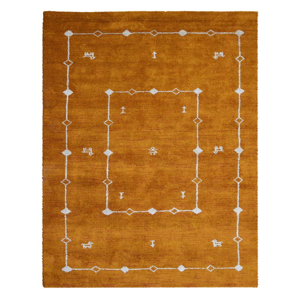 Hand Knotted Loom Silk Mix Area Rug Contemporary Dark Green - BBH HOMES LLC