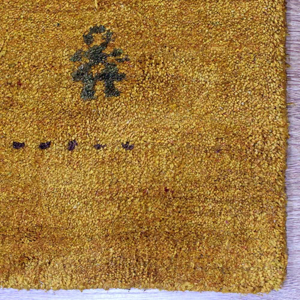 Hand Knotted Loom Silk Mix Area Rug Contemporary Gold - BBH HOMES LLC