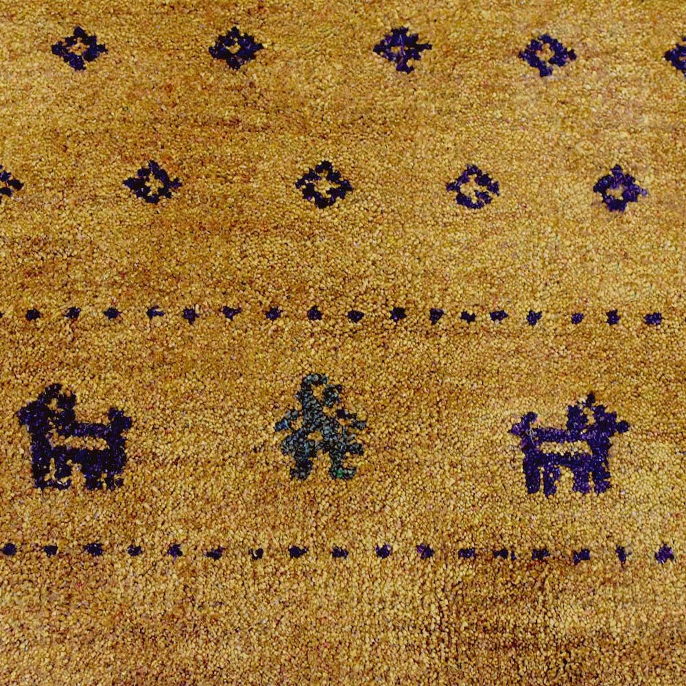 Hand Knotted Loom Silk Mix Area Rug Contemporary Gold - BBH HOMES LLC