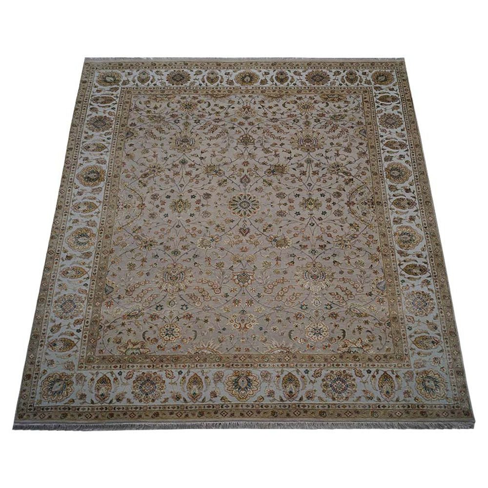 Hand Knotted Persian Silk And Wool Area Rug Oriental Camel - BBH HOMES LLC