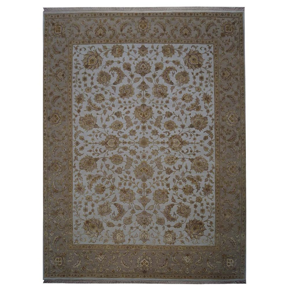 Hand Knotted Persian Silk And Wool Area Rug Oriental Camel - BBH HOMES LLC
