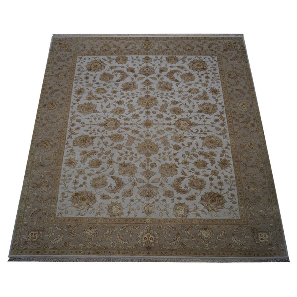 Hand Knotted Persian Silk And Wool Area Rug Oriental Camel - BBH HOMES LLC