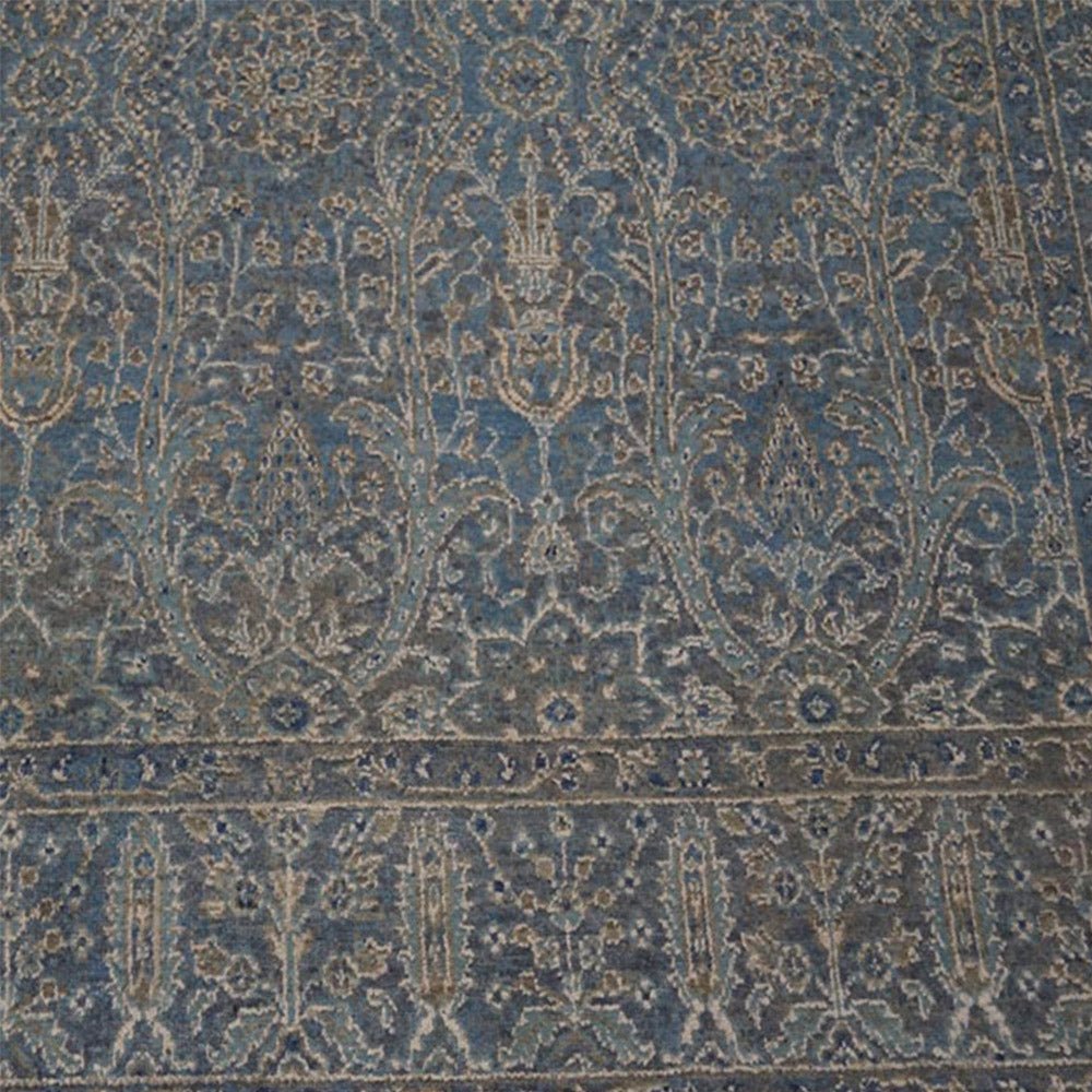 Hand Knotted Persian Wool And Viscose Area Rug Oriental Multicolor - BBH HOMES LLC