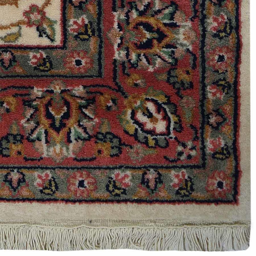 Hand Knotted Persian Wool Area Rug Oriental Cream - BBH HOMES LLC