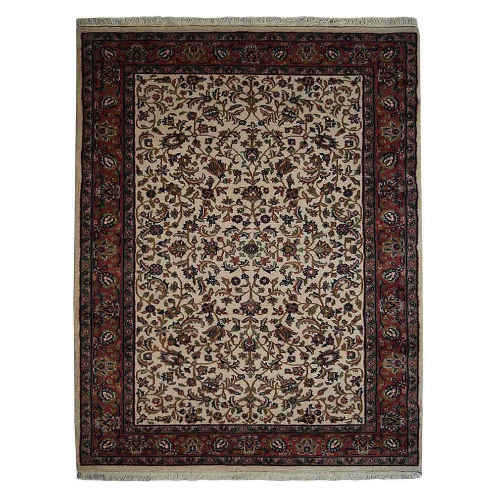 Hand Knotted Persian Wool Area Rug Oriental Cream - BBH HOMES LLC