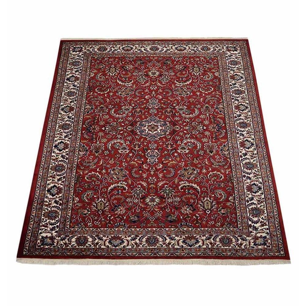 Hand Knotted Persian Wool Area Rug Oriental Red - BBH HOMES LLC