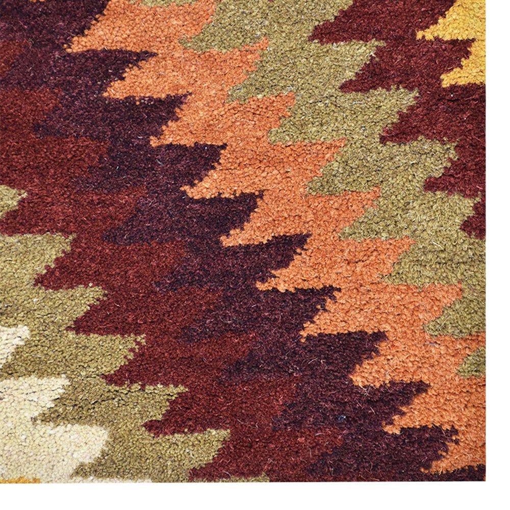 Hand Tufted Wool Area Rug Contemporary Multicolor - BBH HOMES LLC
