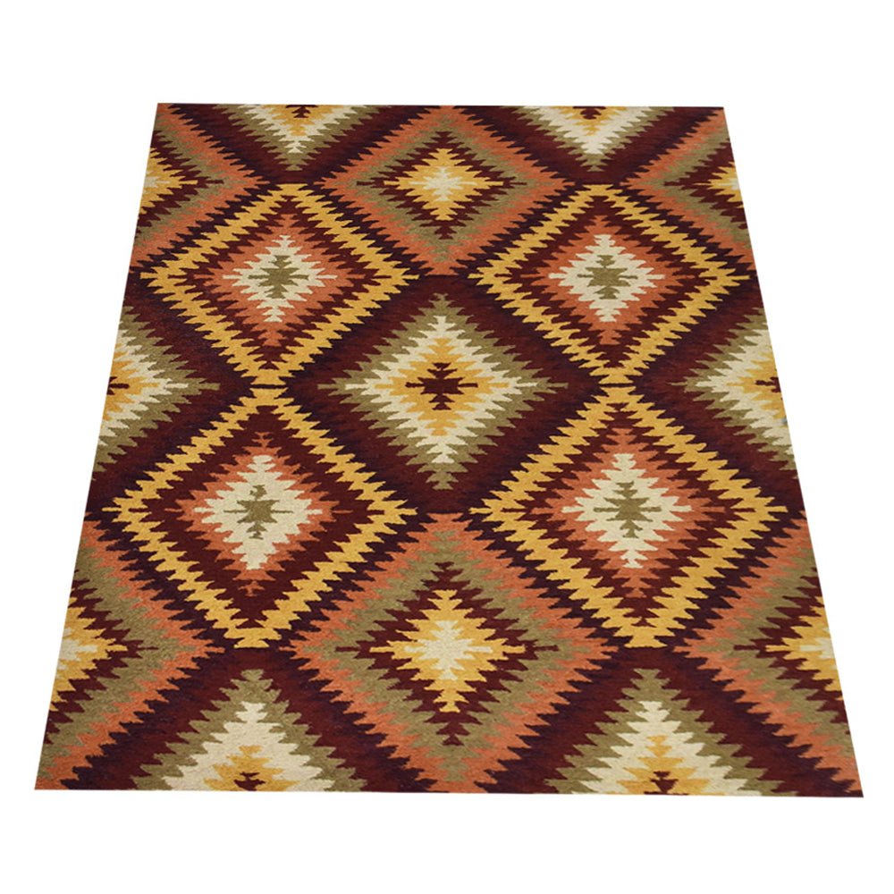 Hand Tufted Wool Area Rug Contemporary Multicolor - BBH HOMES LLC