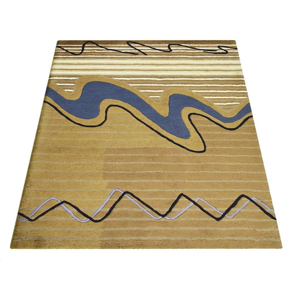 Hand Tufted Wool Area Rug Contemporary Multicolor - BBH HOMES LLC