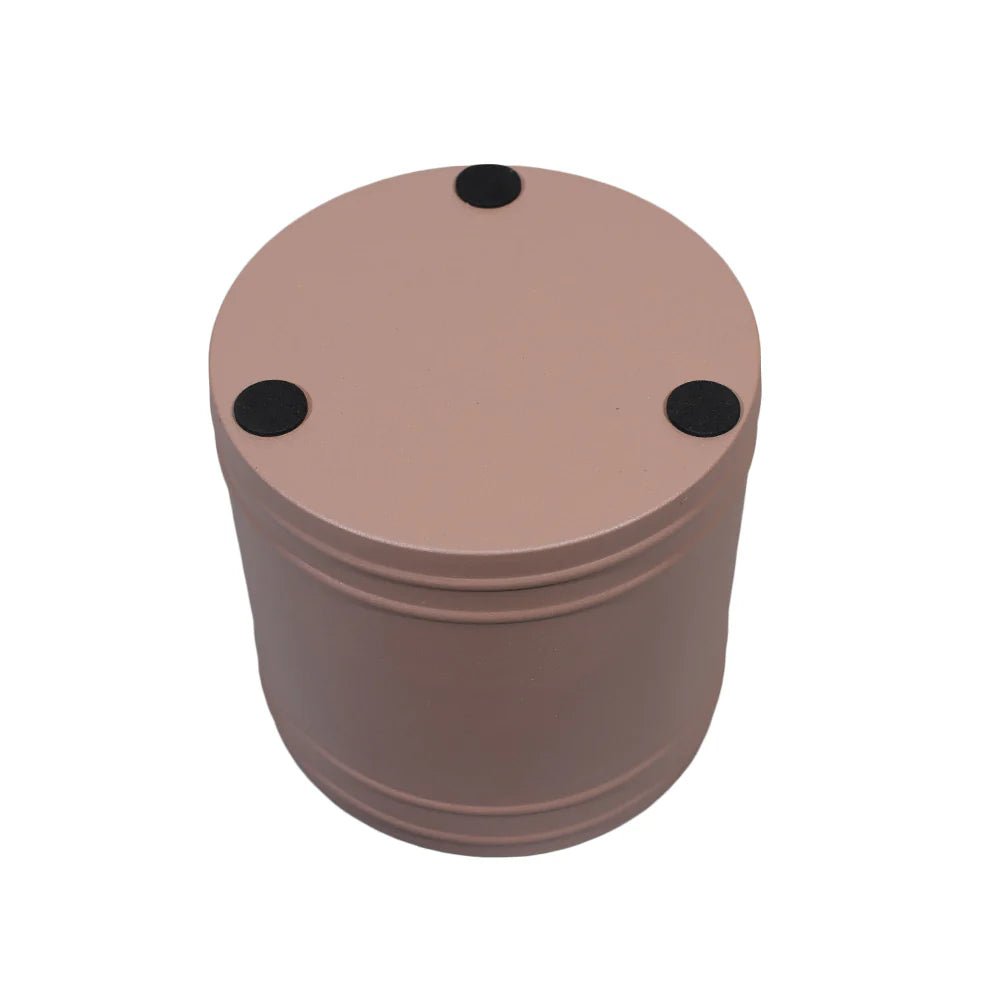 Handmade 100% Iron Round Modern Tan Color Planters Pot - BBH HOMES LLC