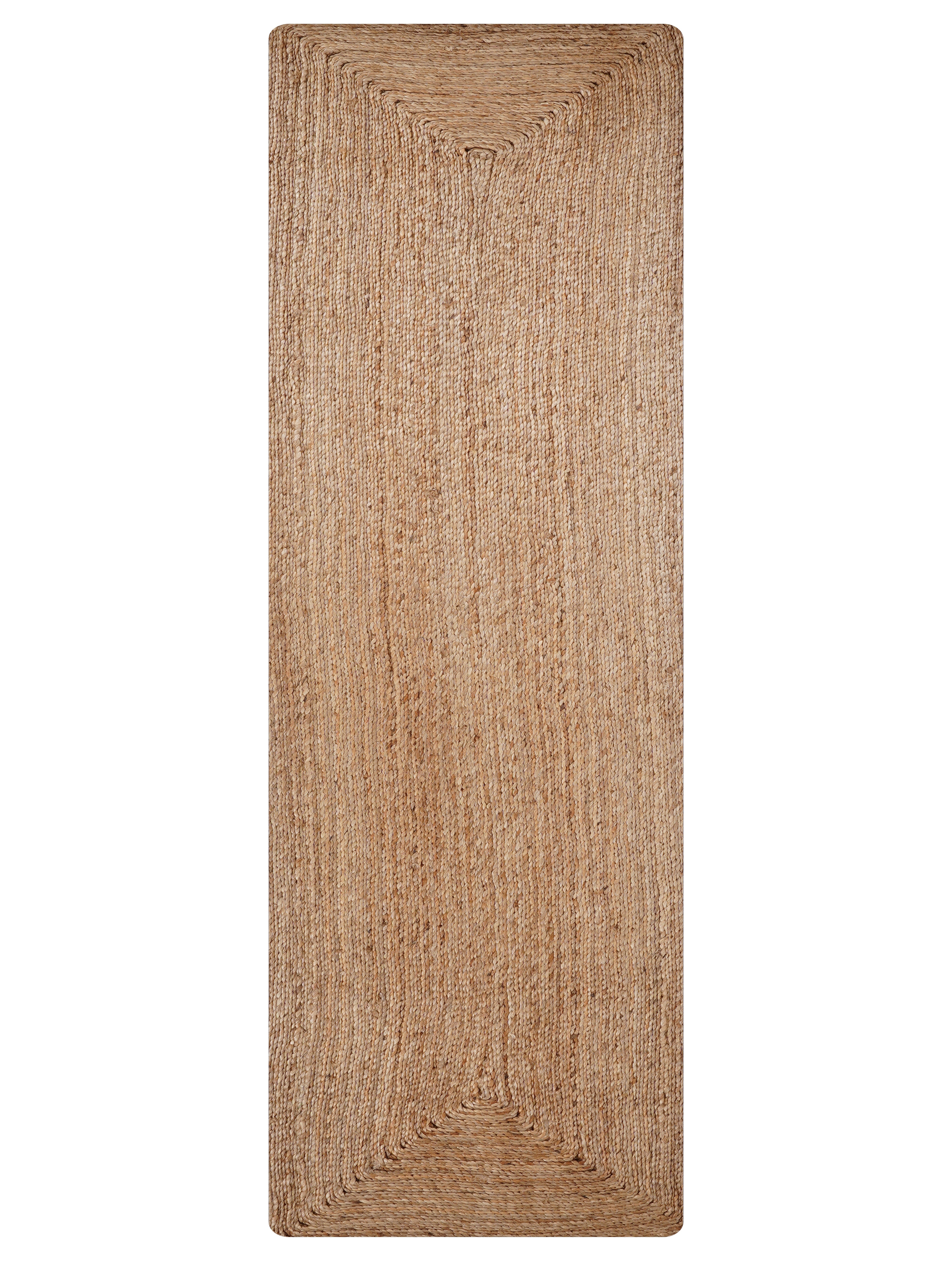 Pyramid Hand Woven Washable Jute Rug