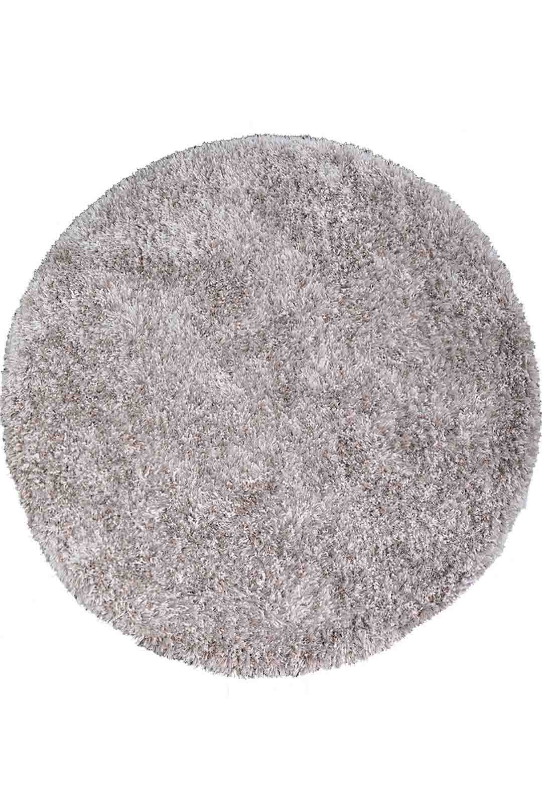 Silver Hand Tufted Shag Rug