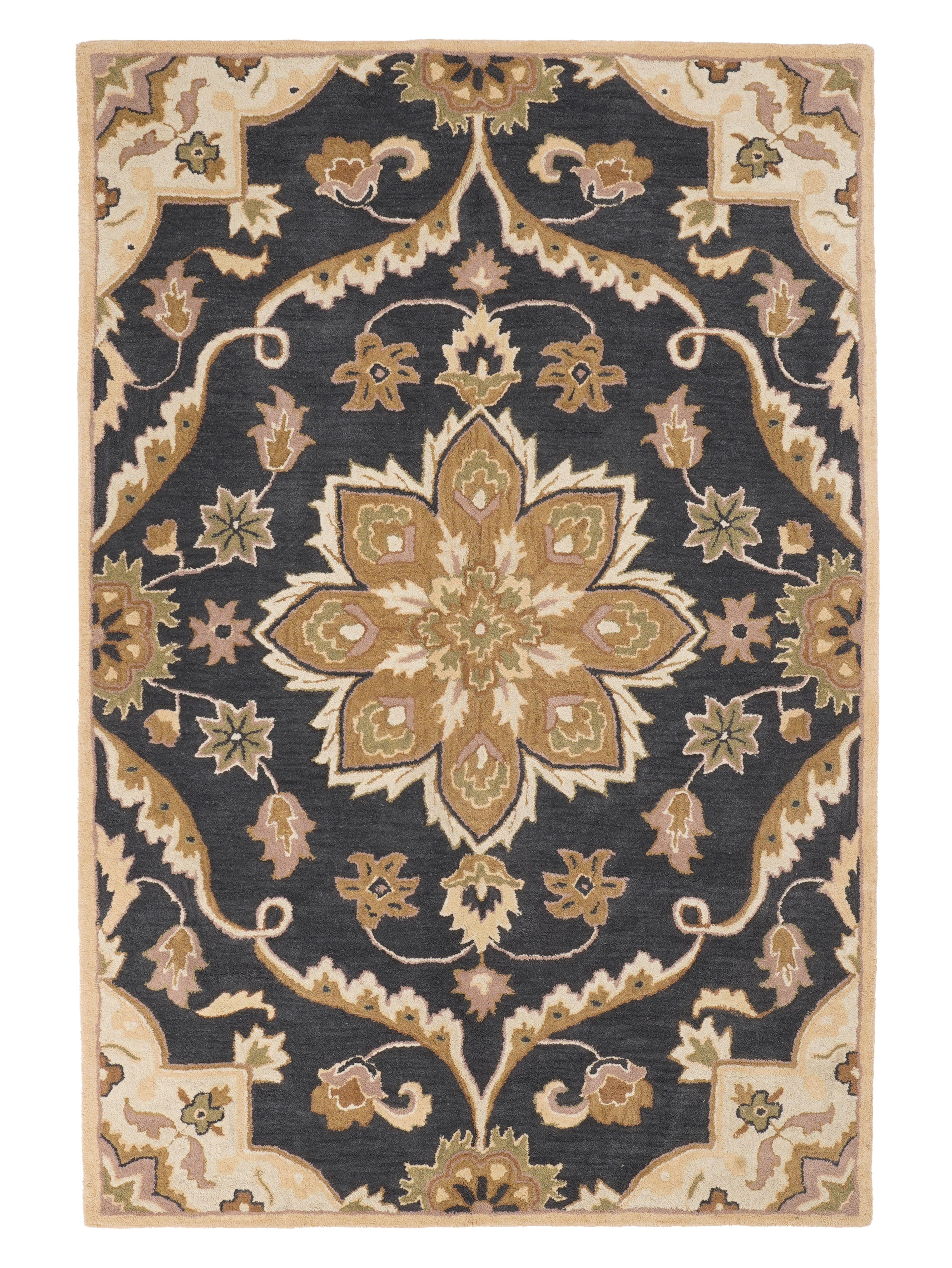 Aavira Hand Tufted Oriental Area Rug