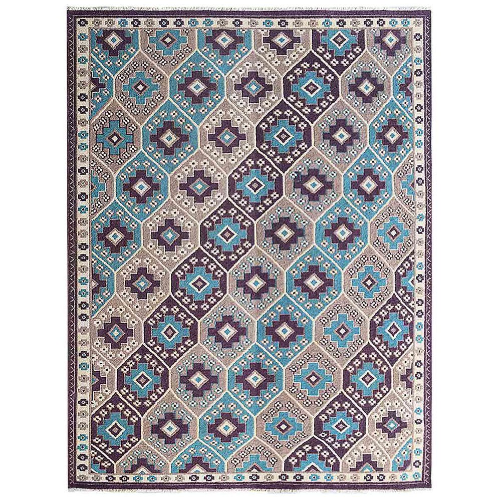 Kilkenny Hand Knotted Sumak Wool Area Rug - BBH HOMES LLC