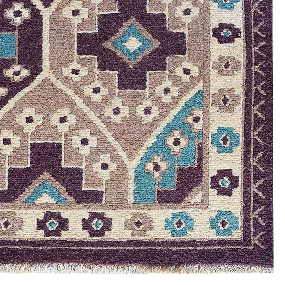 Kilkenny Hand Knotted Sumak Wool Area Rug - BBH HOMES LLC