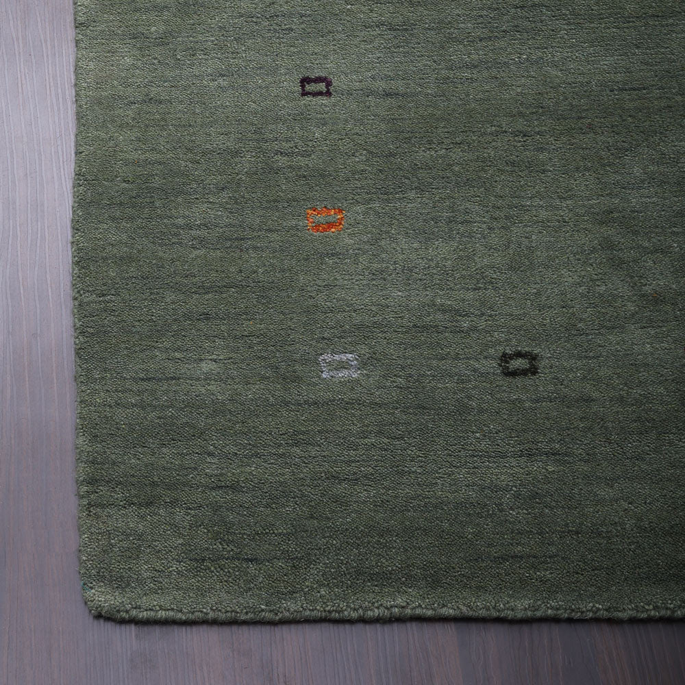 Dots Hand Knotted Wool Rug