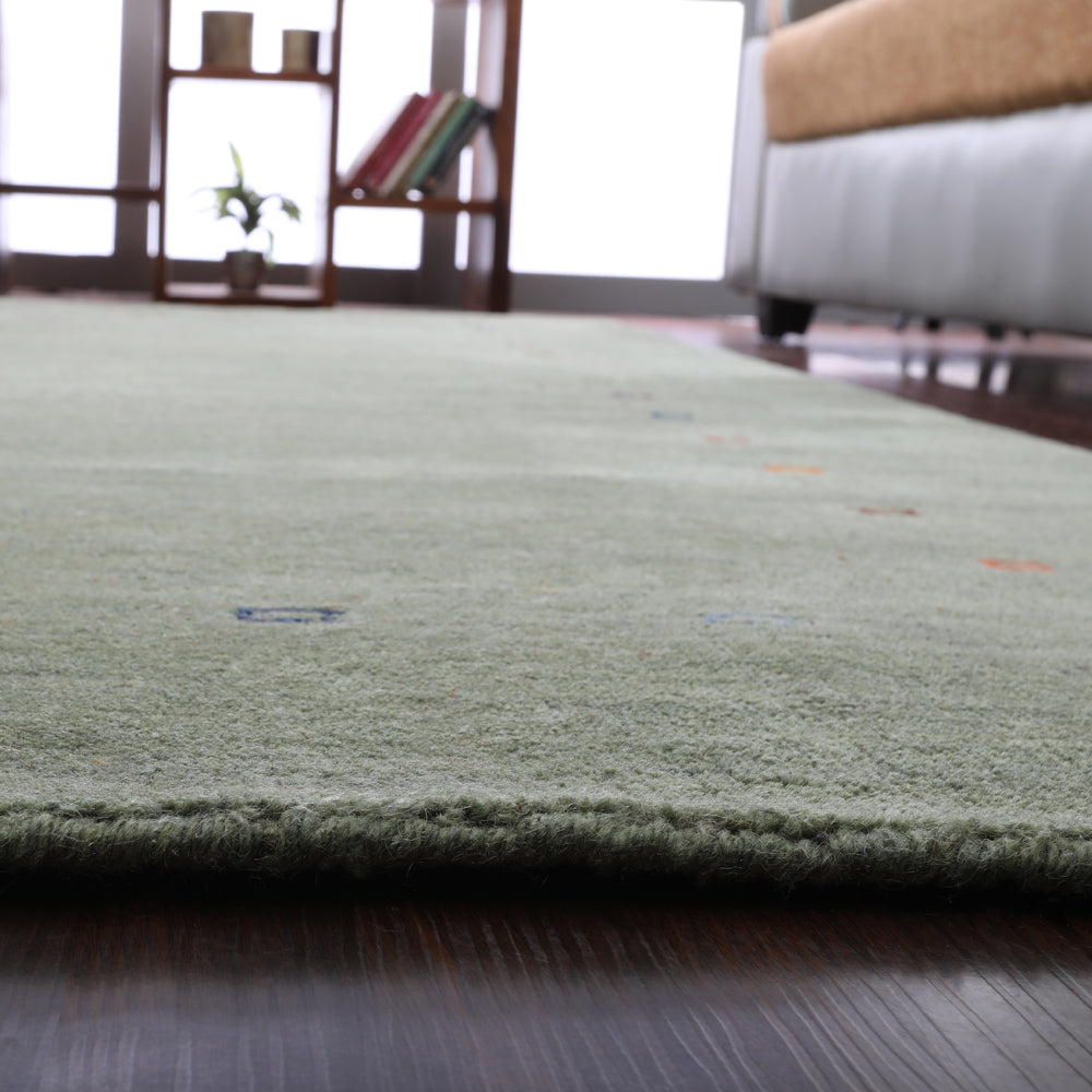 Dots Hand Knotted Wool Rug