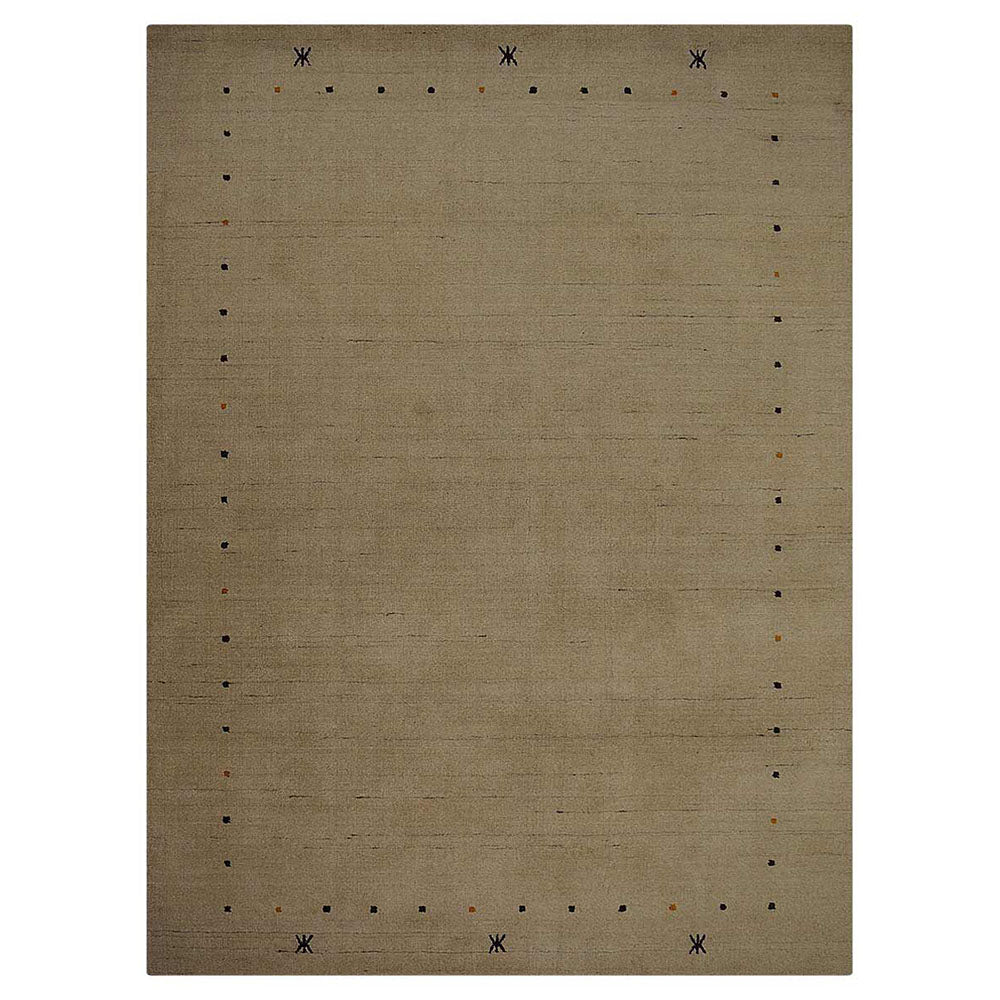 Amber Hand Knotted Wool Rug