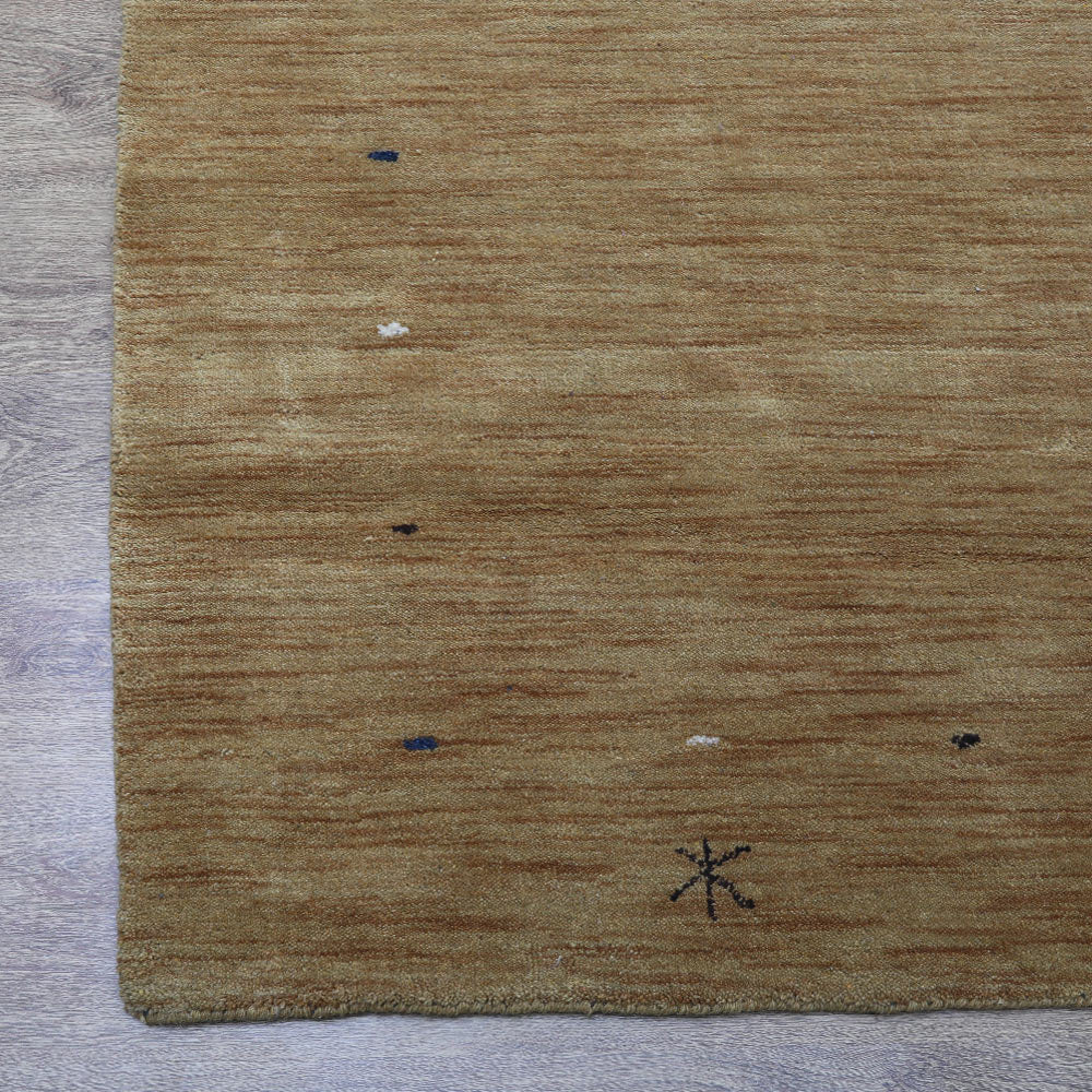 Amber Hand Knotted Wool Rug