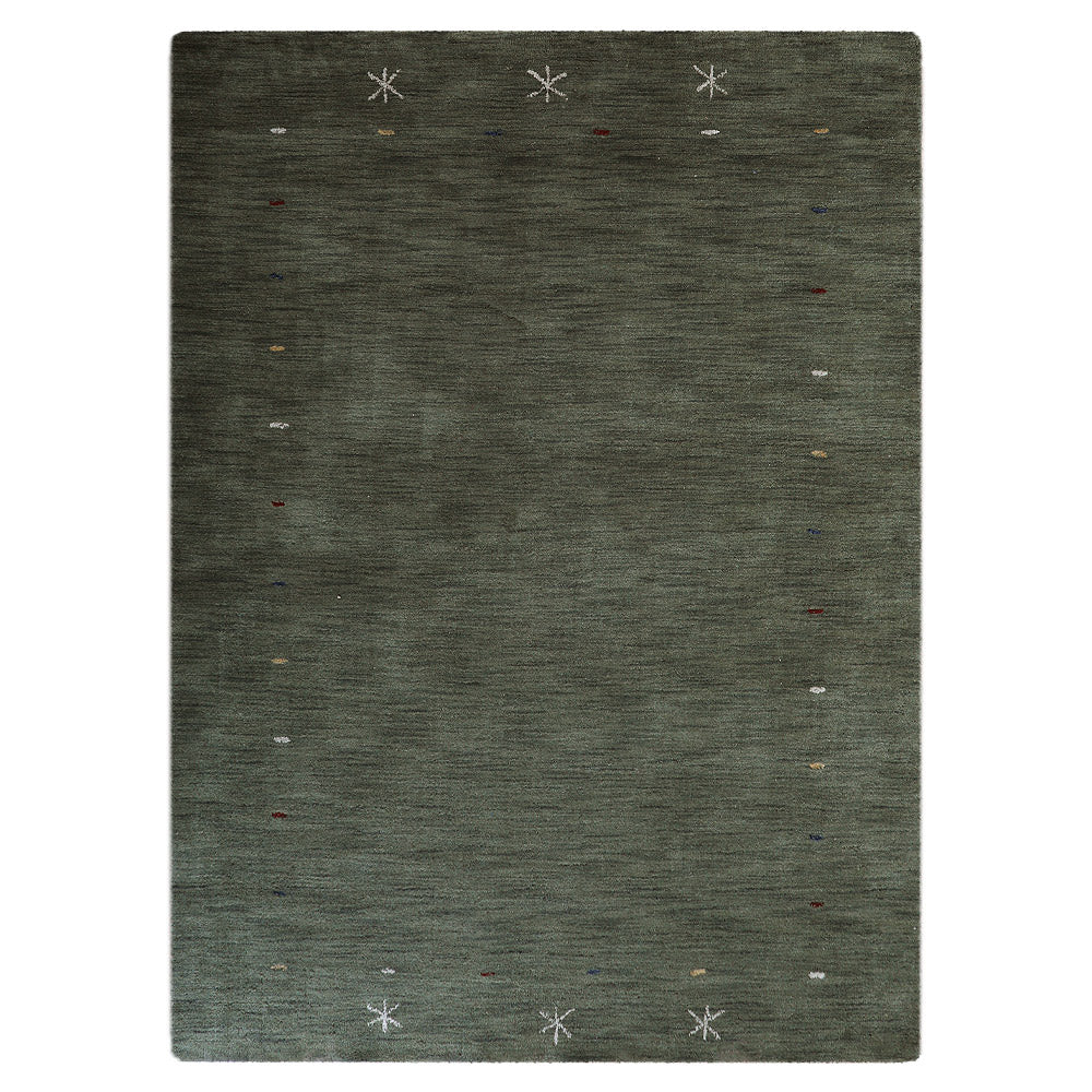 Amber Hand Knotted Wool Rug