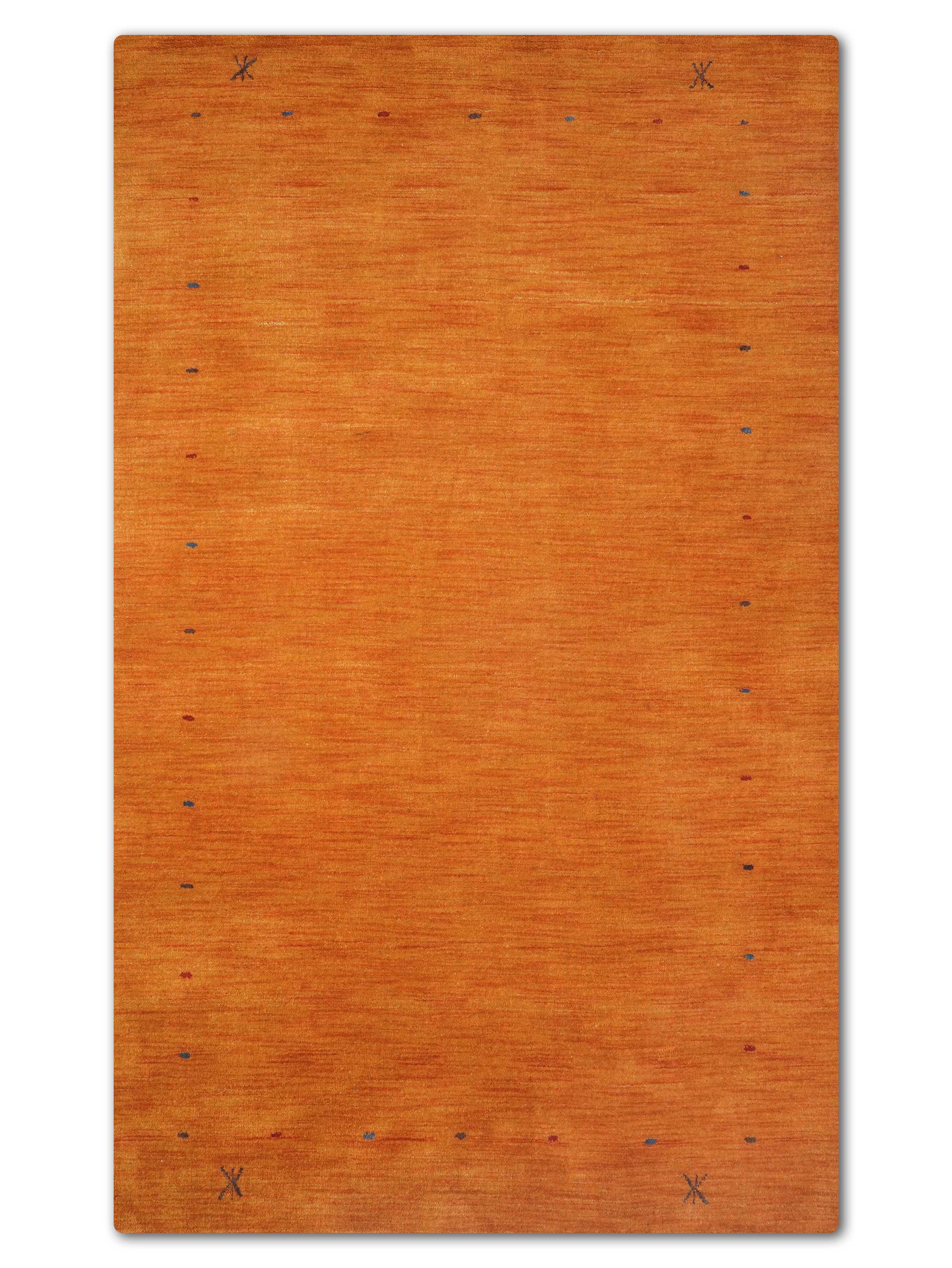 Amber Hand Knotted Wool Rug
