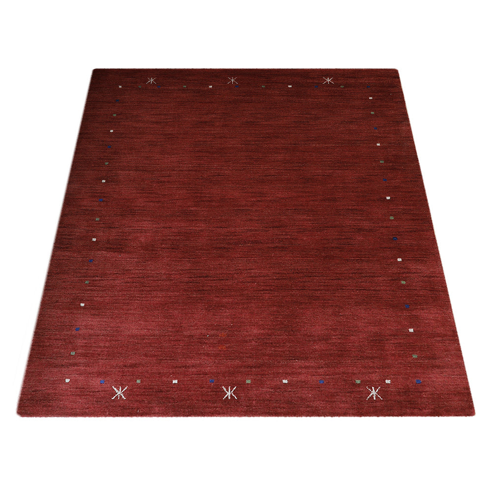 Amber Hand Knotted Wool Rug