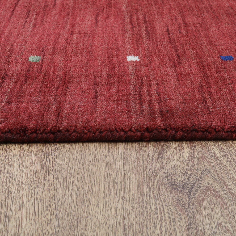 Amber Hand Knotted Wool Rug