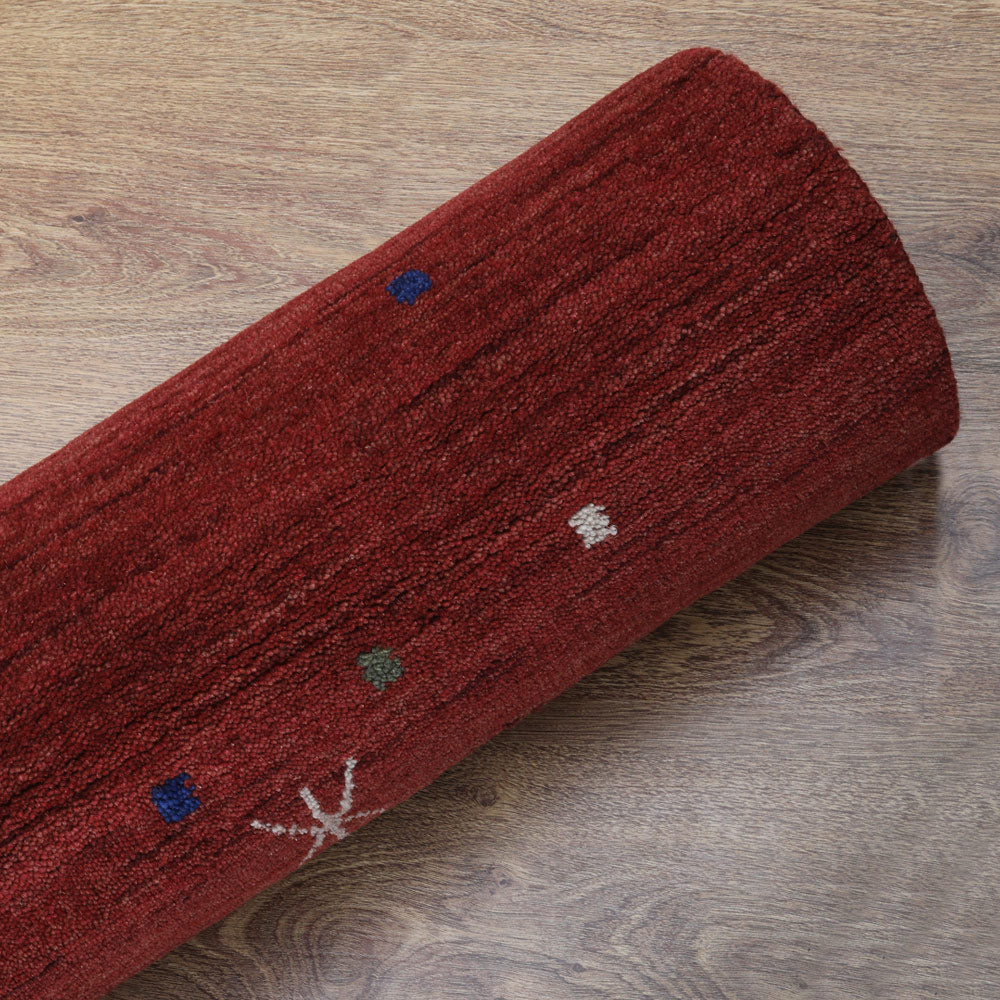 Amber Hand Knotted Wool Rug