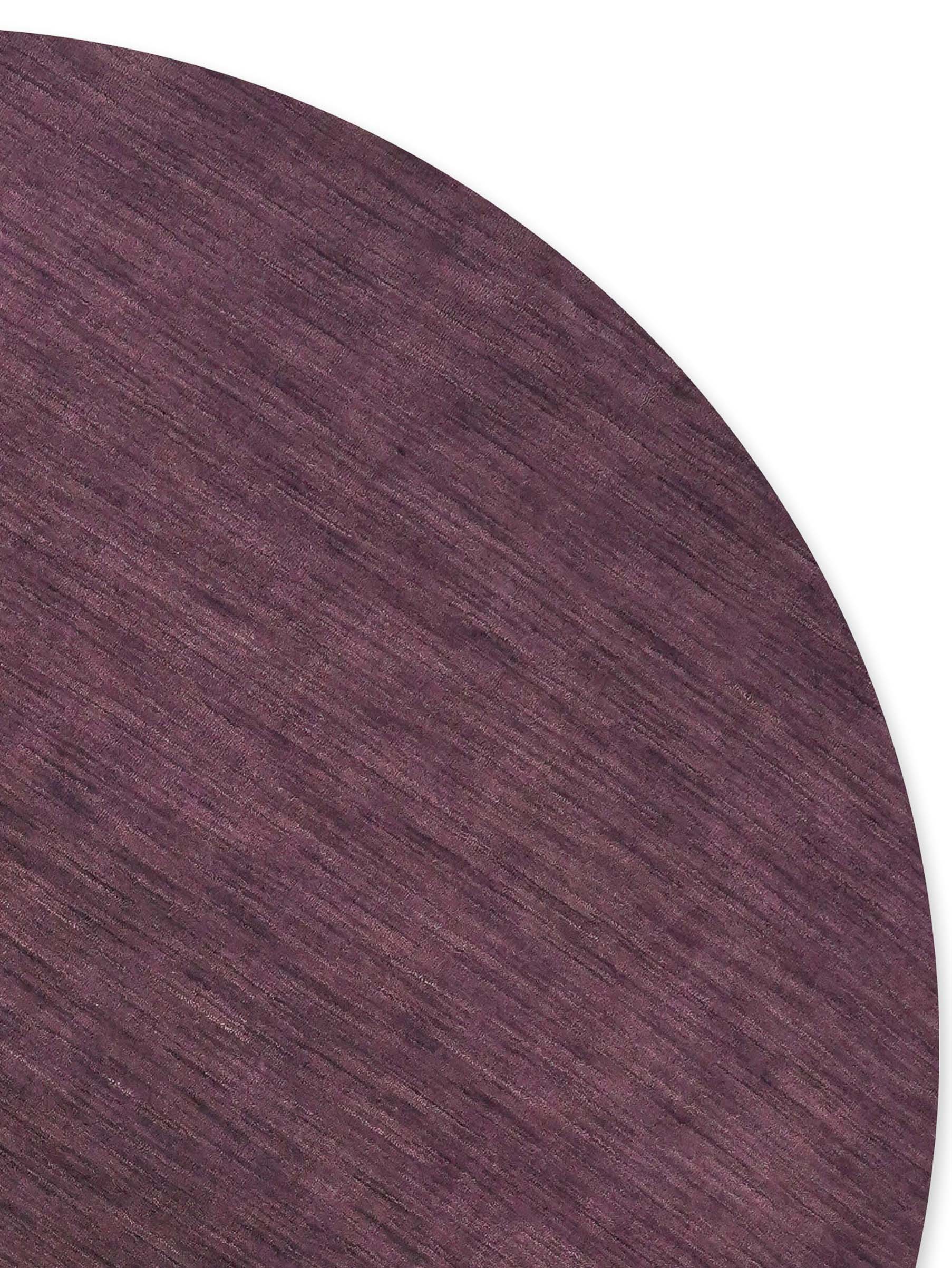 Solid Hand Knotted Wool Rug