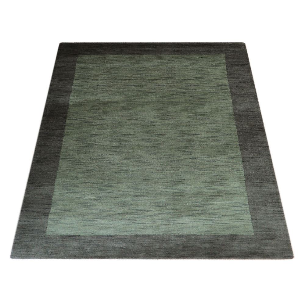 Frame Hand Knotted Wool Rug
