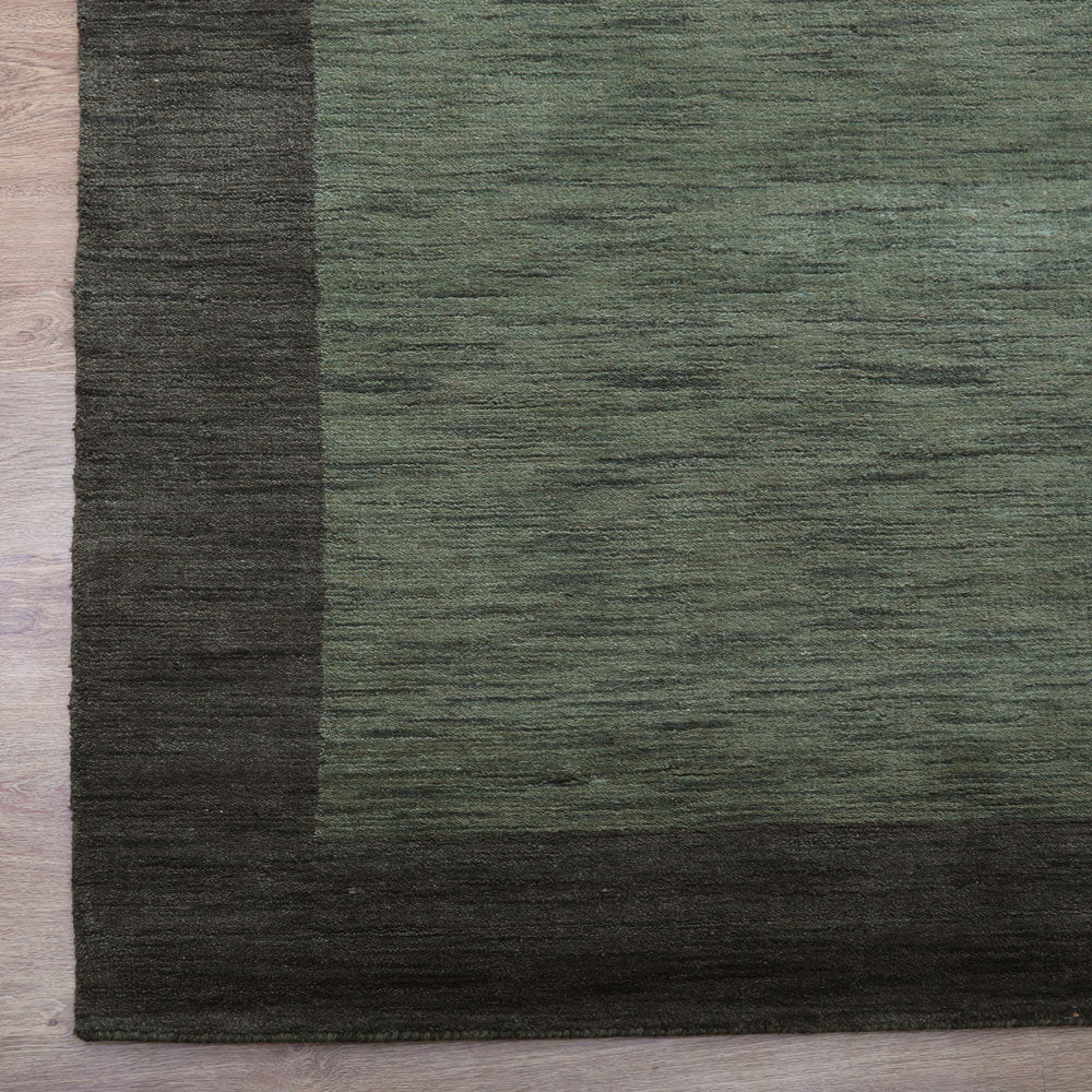 Frame Hand Knotted Wool Rug
