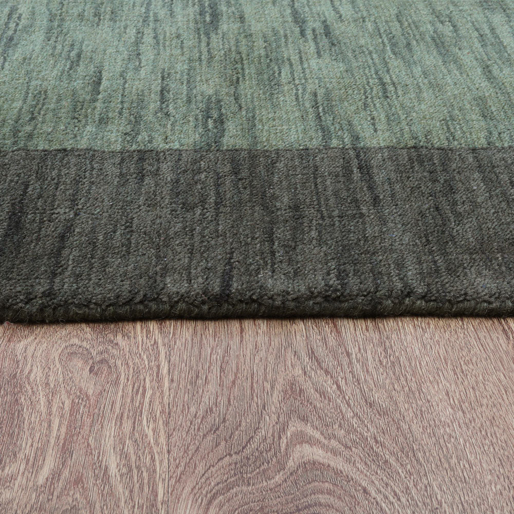 Frame Hand Knotted Wool Rug