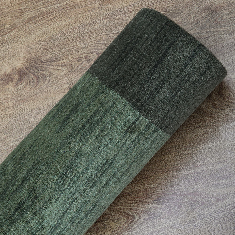 Frame Hand Knotted Wool Rug
