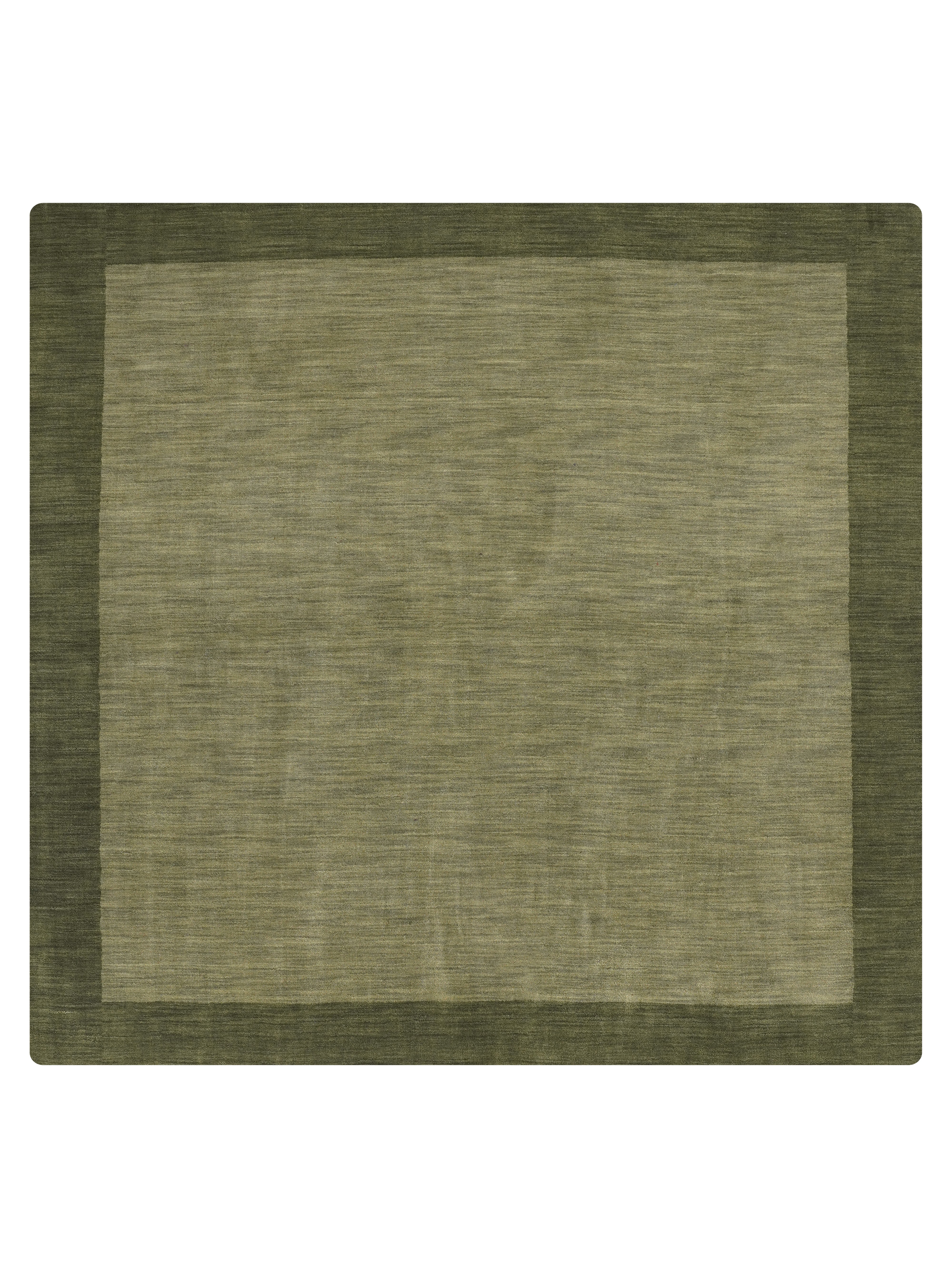 Frame Hand Knotted Wool Rug