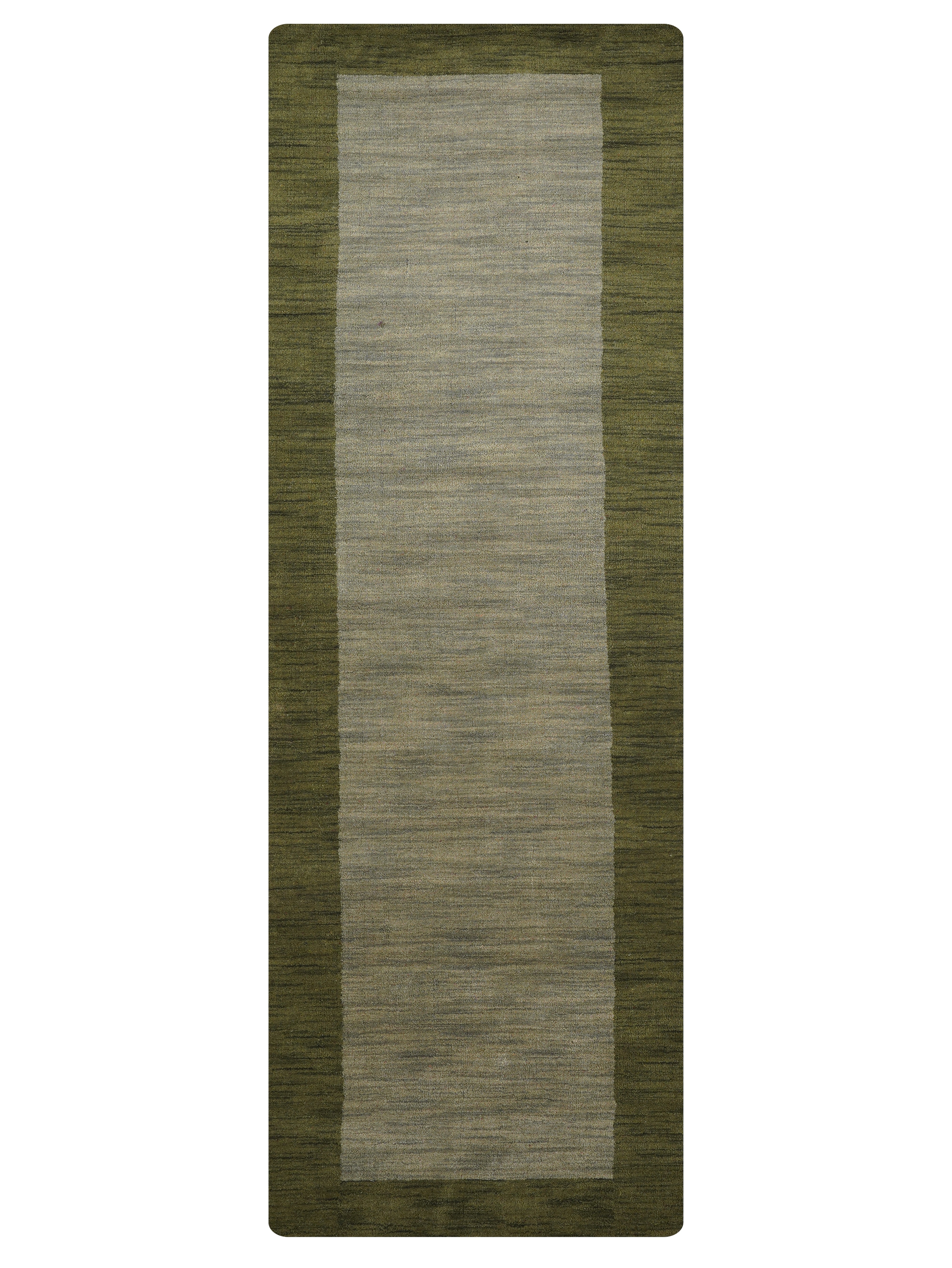 Frame Hand Knotted Wool Rug