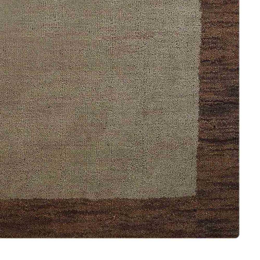 Frame Hand Knotted Wool Rug