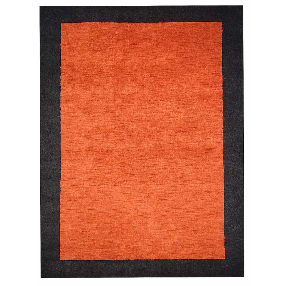 Frame Hand Knotted Wool Rug