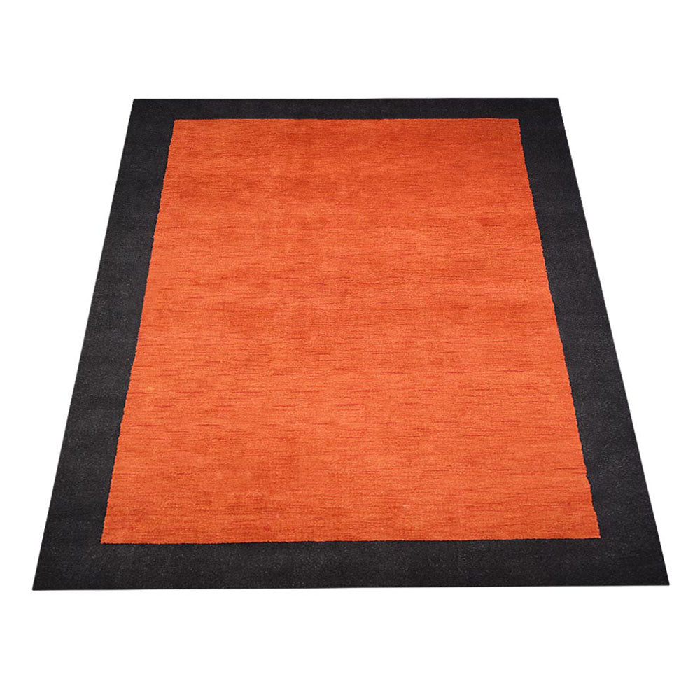 Frame Hand Knotted Wool Rug