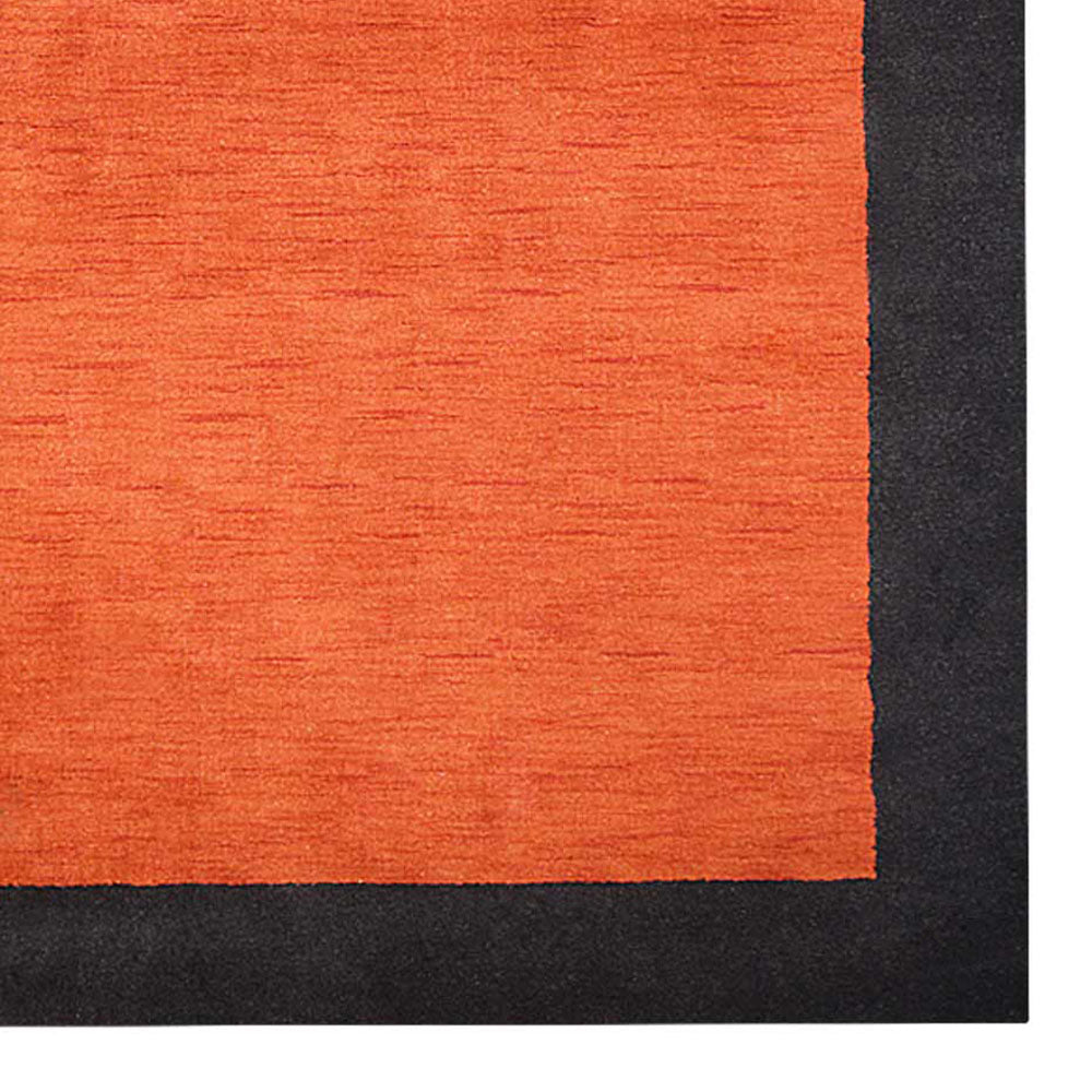 Frame Hand Knotted Wool Rug