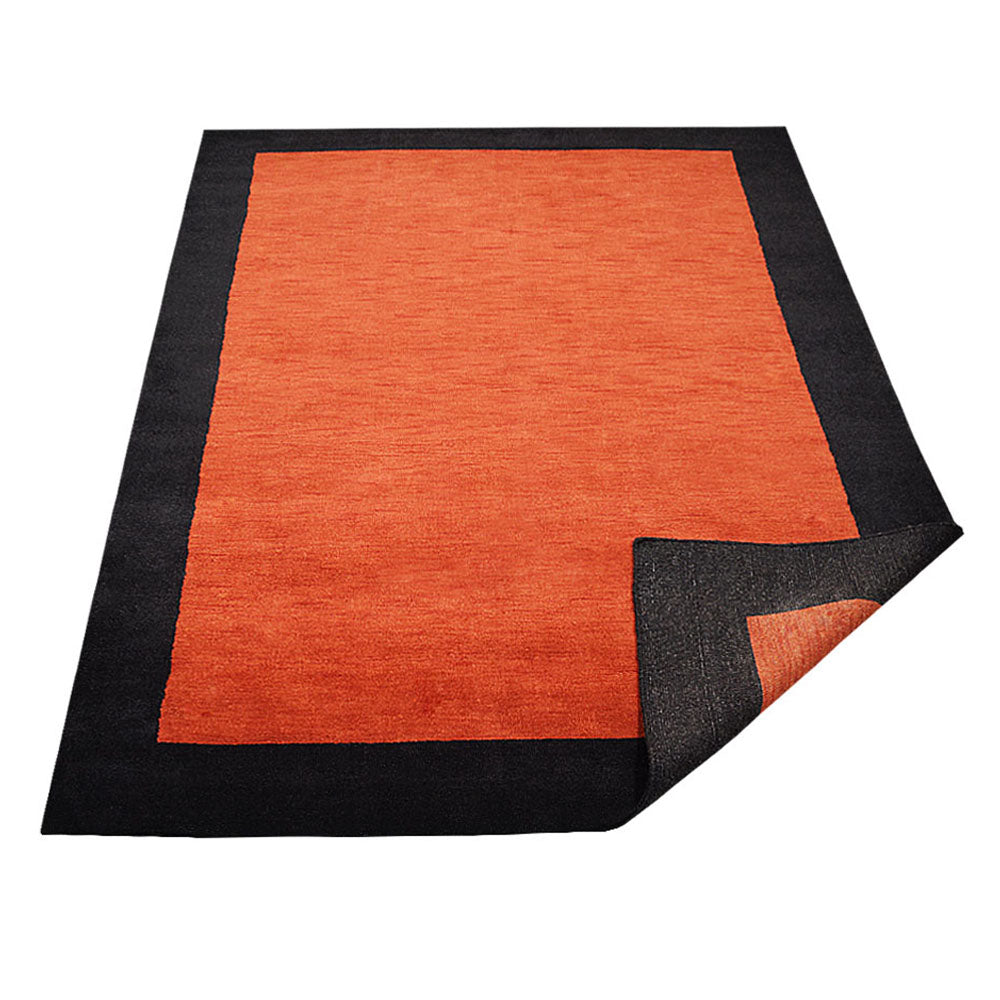 Frame Hand Knotted Wool Rug