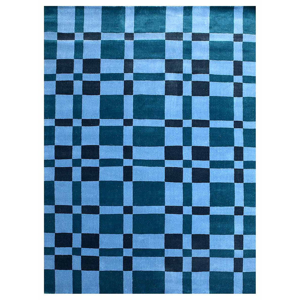 Gridstone Hand Knotted Wool Rug