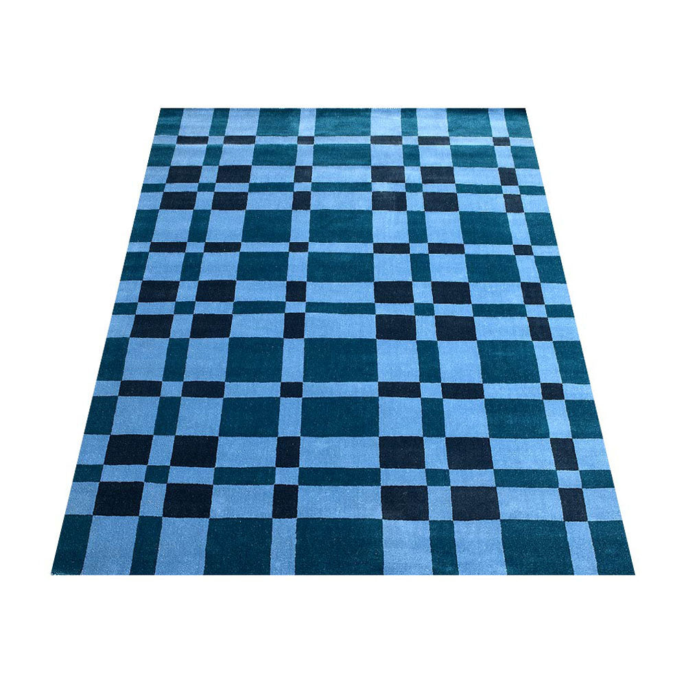 Gridstone Hand Knotted Wool Rug
