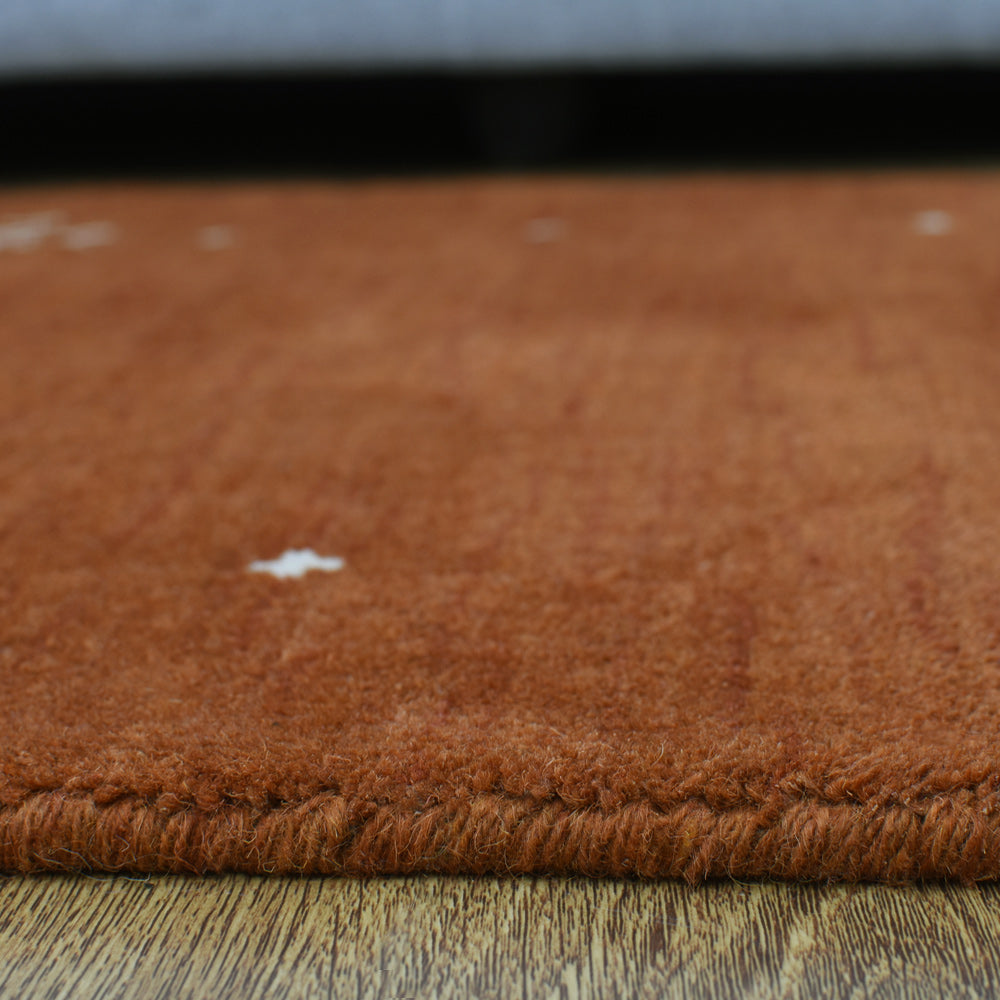 Eila Hand Knotted Wool Area Rug