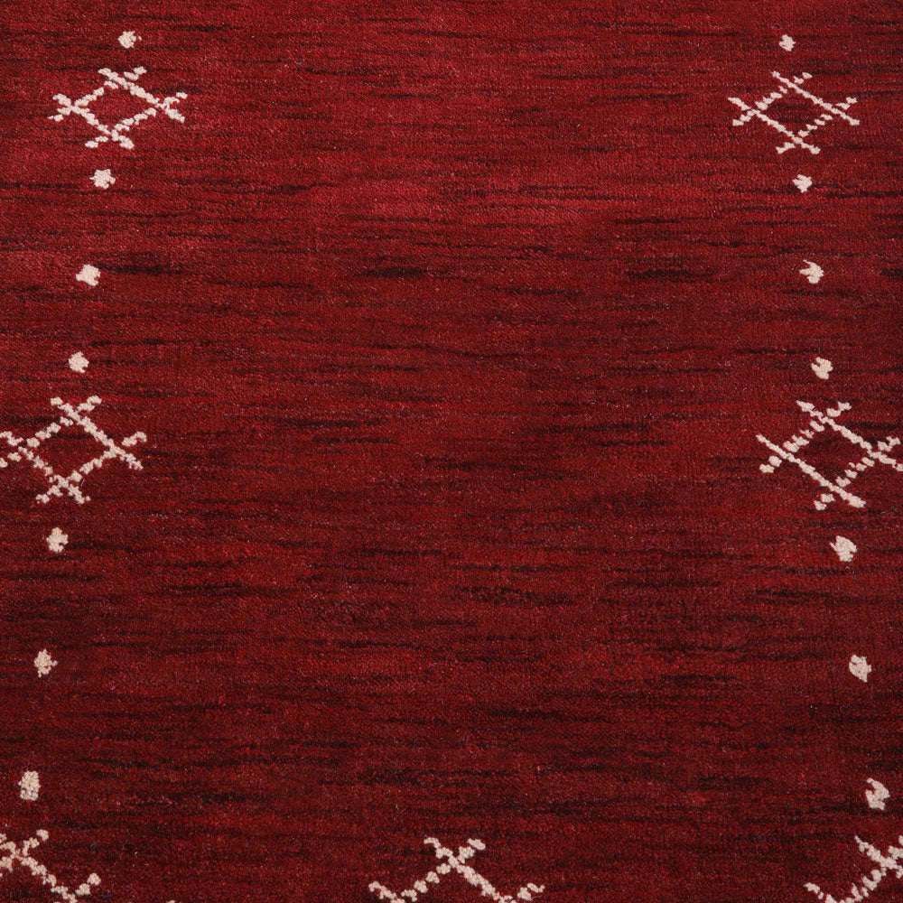 Eila Hand Knotted Wool Area Rug