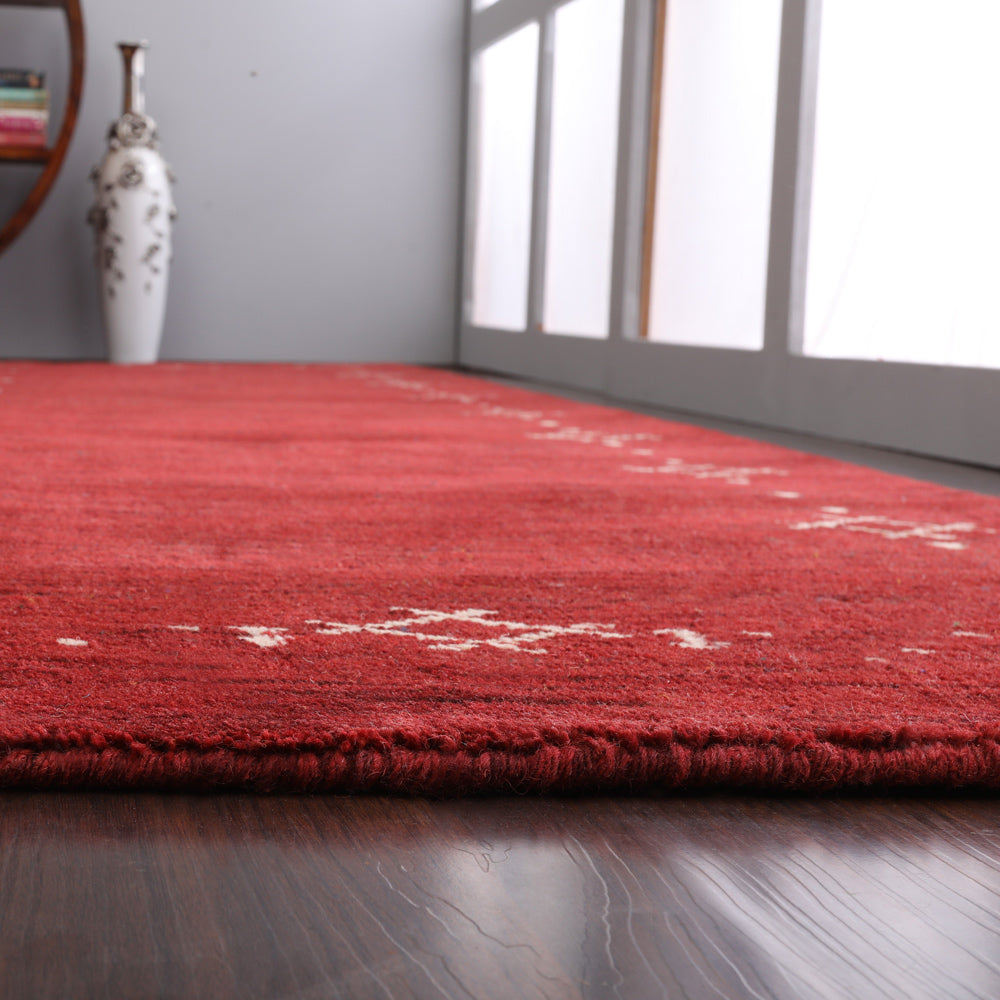 Eila Hand Knotted Wool Area Rug